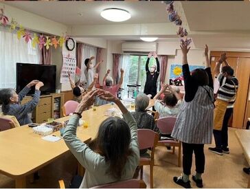 お子さんがいる方も安心して
働くことが出来ます♪