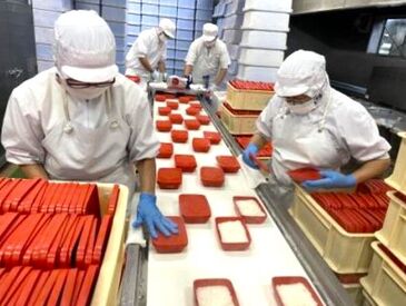 利根食品株式会社 ★みんなで協力しているから安心★
20代～60代まで男女問わず活躍中！
複数名体制で行うので分からないことも周りに聞ける環境◎