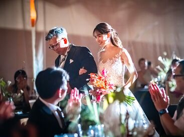 株式会社WAO!!STYLE 　勤務地：八芳園 短期でお仕事するはずが、
半年…1年…。
ブライダルの魅力に
ドンドンはまるスタッフが続出中です◎
≪履歴書不要で即面接♪≫