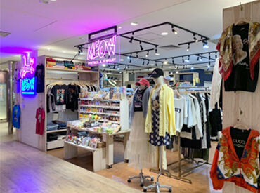 MEOW Vintage & Jewelry　天王寺MIO店 ＼天王寺駅直結／
駅スグだから通勤便利！
寄り道感覚でサクッとバイトしませんか♪
お仕事後にはショッピングも楽しめます！