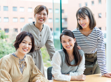 20代・30代の女性が多く活躍している職場です！
※写真はイメージです