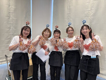 ≪働きやすい環境≫
午前中だけ・短時間だけの勤務など
プライベートの予定に合わせて働けます◎