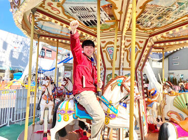 株式会社シーキュー・アメニック　仙台営業所 ＼三井アウトレットパーク仙台港内／
小さな遊園地で思い出を作るお仕事♪
仕事終わりにはアウトレット内でお買い物も！