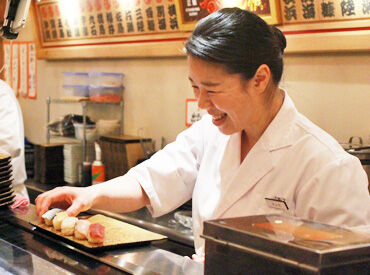 江戸前横丁　横浜ポルタ 未経験OK！初めてのバイト/久々のパートも応援★
Wワークや扶養内で…などシフトも柔軟対応◎