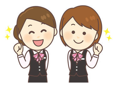 「もっと早く始めたらよかった…」
なんてスタッフ多数！*。
あらゆる世代から人気のバイト♪
お仕事超シンプルなのに高時給★