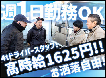 株式会社阿隅商事 男女問わず活躍中◎
力仕事もなく体への負担も心配ありません！
配送経験・知識がない方もすぐにマスターできますよ♪