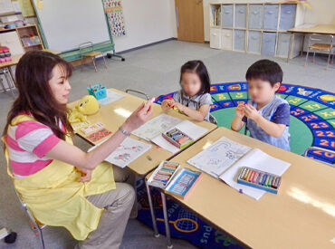 こどもクラブ　宇都宮教室 40代～60代活躍中！
成長を間近で感じられるお仕事♪
過去に通っていた生徒さんが、成長して子どもを連れてきてくれることも！