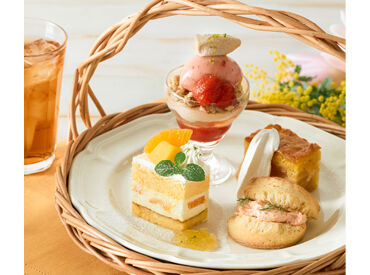 アフタヌーンティー・ティールーム 天満屋岡山店 ★働きながら学べる環境
季節限定のパスタやスイーツが人気！
お茶の知識や、おいしい紅茶の淹れ方もマスターできます。
