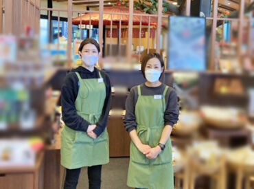 豊田上郷サービスエリア(上り線) ほとんどのスタッフが未経験からのスタートでした★
優しい先輩ばかりだから、いつだって気軽に相談もできちゃいます♪