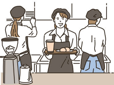 応募の理由は何でもOK！
「カフェの店員さんに憧れてた」
「通学の途中で通いやすいから」など