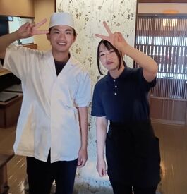 ごはんや えん 学生さんを中心に20～40代が活躍中◆*
「分からないことある？」
新人さんが困らないよう、こちらから積極的に声かけしてます♪