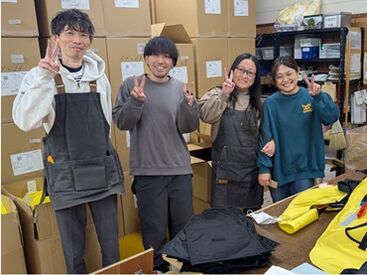 株式会社東洋物産熊本工場 ＼平日のみ／
不安なく作業できるようになるまで
先輩がついて、丁寧にレクチャーしてくれます♪
未経験でも安心ですよ◎