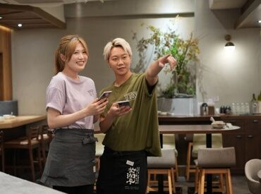 優しいメンバーばかりなので働きやすい環境です♪
まかないはもちろん無料です!!