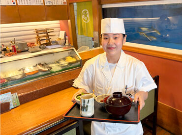 傳七すし 西院店 ／私たちと一緒に働きませんか??＼
サポート体制抜群だから
初バイトやブランクがある方もご安心ください◎
まずは応募画面へ♪