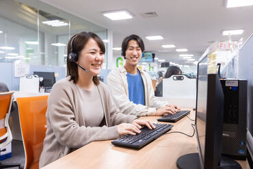 8割の先輩が未経験スタート
学生さんが多いので、
サークルのような明るい雰囲気です
新しい友達もできるかも！