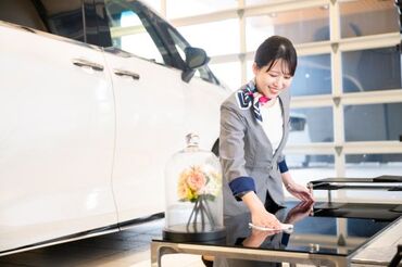 岐阜トヨペット　長良店 社会人としてさらにスキルアップ！
言葉遣いやマナーなどが身に付くので
社会勉強を積みたい学生さんにもオススメ♪