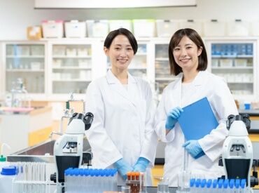 一般財団法人東海技術センター 特別な知識や経験は必要なし！
分析の準備など、簡単なコツコツ作業が中心です♪