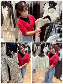 週1日～／1日3時間～★
シフトも柔軟◎
新作のお洋服などもいち早く知れるのでワクワクしながら働けます♪