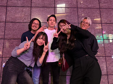 スタッフは大学生中心＆仲良し◎
BBQや忘年会など親睦を深めるイベントもあり♪
モチロン参加は自由！