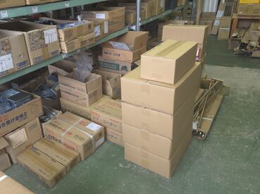 1日多くても5～6か所への配送です。
電動工具なので、重たいものありません◎
