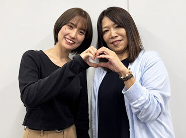 服装・髪型・髪色自由♪自分らしいスタイルで働けます◎
チカホ直結のビルなので、通勤も快適です♪
