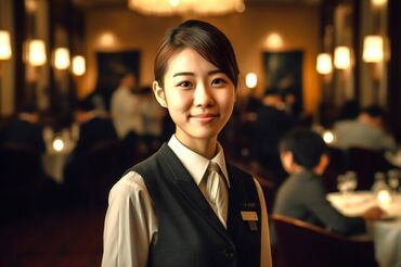 株式会社アクトプラス　販売事業部/aphs3335 銀座モダンレストランでホールスタッフ♪