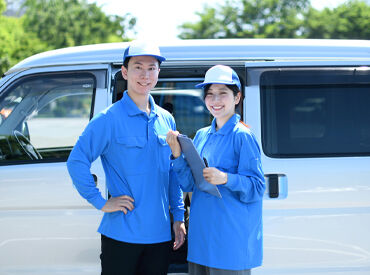 株式会社名鉄クリーニング（勤務地：西区上小田井駅） 慣れるまでは先輩の横に乗って流れを覚えるところからスタートできます◎
※イメージ