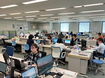 デスクワークになります！働きやすい環境と制度が整っています♪