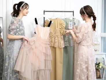 レンタルストアLULUTI(ルルティ)WITH原宿店 お客様の「一番可愛い」をプロデュースしませんか？
「特別な1日」を彩る、ワクワクするお仕事です。