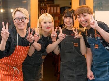 ★★友達応募も大歓迎★★
1食200円のまかない有り♪
"格安"でお財布にも優しい(笑)
近隣にも系列店舗多数♪