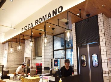 ROMANO　MOP横浜ベイサイド 出来たてアツアツを召し上がれ♪
自家製フレッシュチーズを使用したピッツァ専門店！
学生・主婦(夫)・フリーターみんな大歓迎！