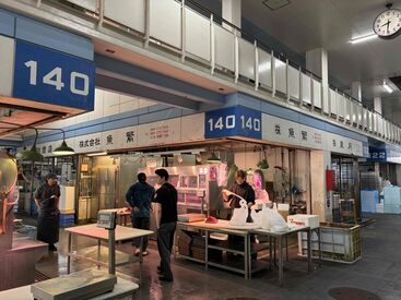 神戸市中央卸売市場での、梱包や仕分け積み込み作業をお任せ！
学歴、身なり、年齢、経験は一切問わず、大歓迎◎