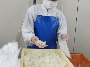 株式会社ロイヤルシェフ 主婦(夫)さん多数活躍中！
人見知りさんも安心◎
接客なしのモクモク作業で
落ち着いて働けますよ！