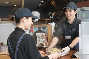 元祖東京濃厚ちゃんぽんのお店！
まかないも無料で食べられる◎