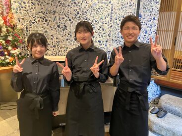 博多 表邸 大名店 ★☆博多店・西中洲店も同時募集中☆★
1日3時間～で無理なく働けます！
おいしいまかない付き♪