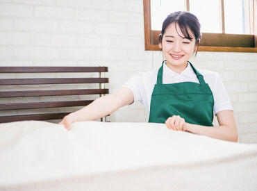 La楽リゾートホテル　グリーングリーン 先輩スタッフがすぐ近くでフォロー♪
質問もしやすい雰囲気で安心してスタートできます★
※画像はイメージ