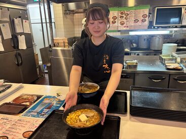 札幌らーめん大心 ＼”和気あいあい”と働いています◎／
新人さんのフォローには自信あり！
ムリなく長く働き続けたい方にピッタリです♪