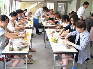 有限会社森陶器館・清水焼　窯元 陶芸に興味がある方、器が好きな方、この機会に働いてみませんか？
7月中旬までの短期勤務で、充実の時間が過ごせますよ★