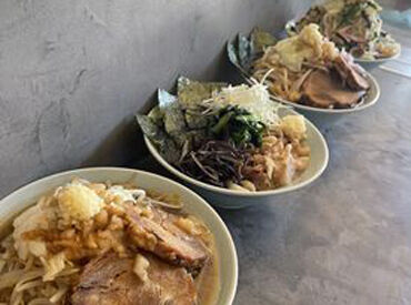 まかない無料！
あなたの推し麺が待ってます！