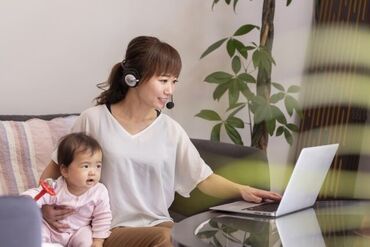 株式会社内職市場 小さなお子さんがいる方も働きやすい♪
急な体調不良時も気兼ねなく休める！