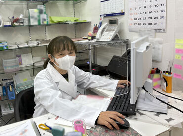 地域密着型!人とのつながりを大切にする薬局*
顔なじみの方も多く訪れる穏やかな空間で働きませんか♪