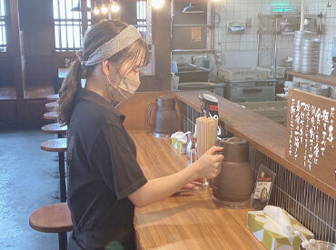 つけめん 真中 ≪働きやすさ抜群≫
◎美味しいまかないあり！
◎忙しい週は「週0」も相談OK♪