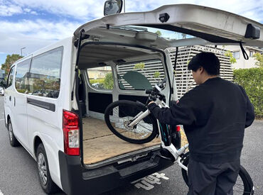 SQUARE　Mobility ★湘南エリアでのびのび働ける★
電動キックボードやバイクを運ぶなどの
シンプルワーク！未経験でもしっかりサポート♪