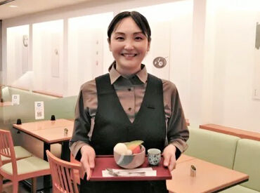 福壽堂秀信 帝塚山本店 ＼阪急三番街店です♪／
雑誌などでも取り上げられた人気のお店★
レトロ×和モダンなカフェでお仕事◎