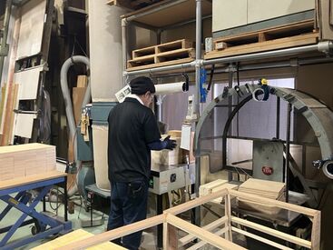 お客様の要望を形にするやりがいは抜群◎
「小さい頃から"作る"ことが好き」「モクモク作業が得意」 など、きっかけは何でもOK★