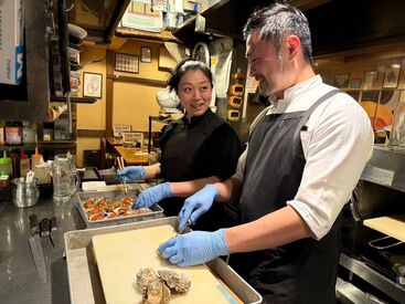 =☆まかない無料☆=
美味しい料理でモチベーションUP!
好きな料理が食べれるとスタッフからも好評なんです♪