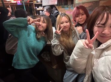 髪色・ピアス・髭自由◎
自分らしくオシャレに働けます♪