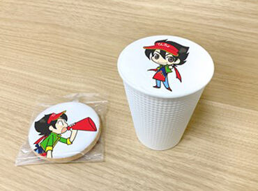 クリームにキャラクターをプリントしたグラフィックラテを提供♪