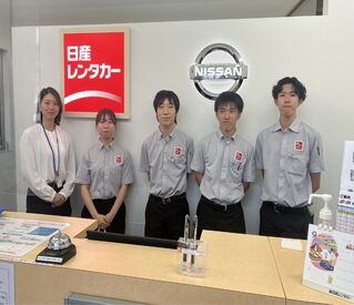 日産レンタカー 甲府駅前店 いろいろな車種に乗れるのが魅力☆
運転しやすい軽自動車からスタートし
徐々にステップUPしていけばOK！