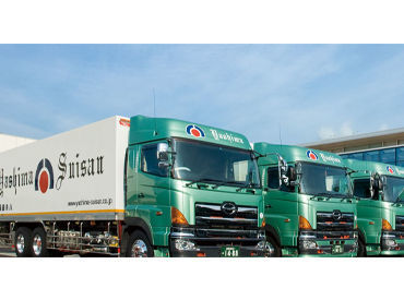 八洲水産株式会社　本社 ≪八洲水産グループの配送部門≫
仕事量が安定してるから、
腰を据えて働ける◎